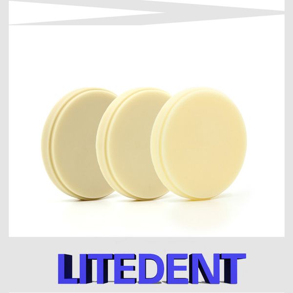 2 piezas/lote A1 A2 A3 A3.5 Color multicapa PMMA Bloqueo Material de dentadura en blanco Resina PMMA Disc Cadcam Dientes temporales