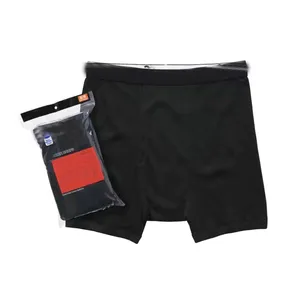 2 unids/pack moda ropa interior Unisex calzoncillos traje de baño para hombre algodón HANES BOXER BRIEF transpirable carta calzoncillos pantalones cortos