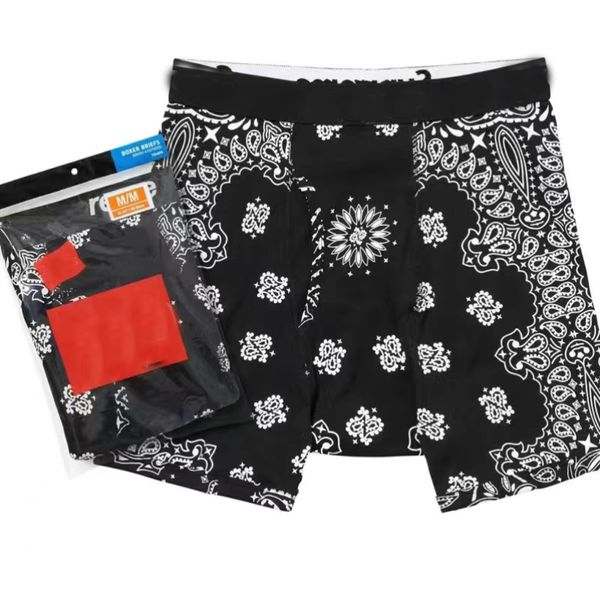 2 pièces / Pack Fashion Unisexe Sous-vêtements Men de maillot de bain Coton Hanes Brief Brief Breftable Lettre Sous-Pants Shorts YDZ