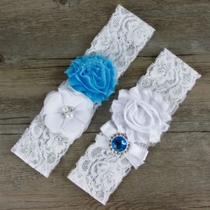 2 pièces Set Set Bridal Garters pour la mariée en dentelle Jarretières de mariage sexy