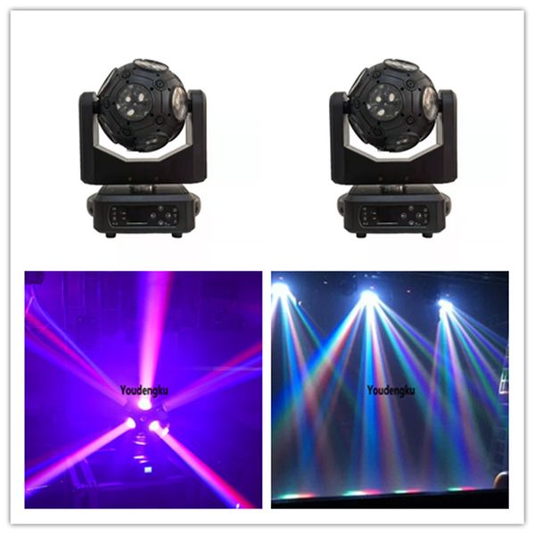 2 piezas Ilimitado cabeza móvil led cosmopix bola iluminación 12 * 15w rgbw 4in1 haz de fútbol cabeza móvil luz led