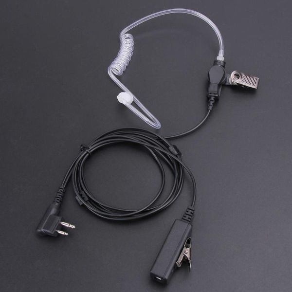 Écouteurs micro à 2 broches, tube acoustique discret, casque pour motorola, radios bidirectionnelles, casque de sécurité pour agent, promotion, nouveau