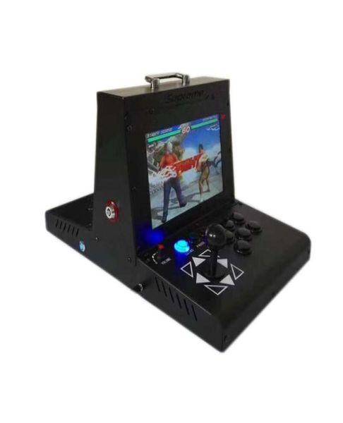 Machine de jeu d'arcade de boîtier en métal à 2 joueurs avec Treasure Pandora LCD 3D de 10 pouces 3180 dans 1 carte principale VGA Output8923073