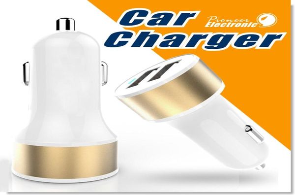 2 ports Dual Port Universal USB Car Charger compatible avec Andriod Phones Charger Adaptter Tablets Smart Travel Portable Travel CH9254934