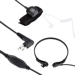 2 oreillettes Radio, Microphone de gorge, oreillettes pour conduite/conduite, système d'interphone Radio sans fil