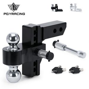 2 '' ontvanger 6 '' Drop/Rise verstelbare trailer TOW HITCH Dual Ball W/Lock 10000lb PQY-WTH13