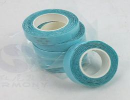 Lote de 2 rollos de cinta adhesiva para peluca de encaje, Color azul, 1cm3m, Color azul, 8018444