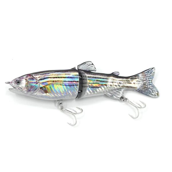 2 Section Glider Bait Pêche à plusieurs articulations LUR LURE SAIMBAT DE BONNE QUALITÉ POUR HARDLURE DE SALATE 240506