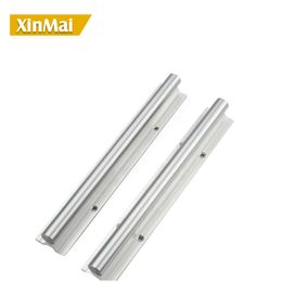 2 Varilla de 12 mm SBR12 Guía de riel lineal totalmente soportada eje de linea con 4 piezas SBR12UU Bloque de rodamiento de bolas deslizantes para CNC