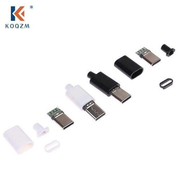 Connecteur micro USB 3.1 de Type C, charge rapide à courant élevé, prise mâle, accessoires de réparation pour bricolage, 2 jeux