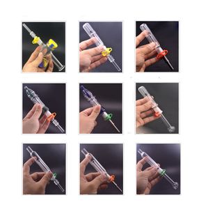 2 sets glazen water waterpijp olieverbrander rookpijp tabak droge kruiden bubbler rig wassen pijp 20stijlen voor optie handheld rookwaterpijp dab rietolie rigs