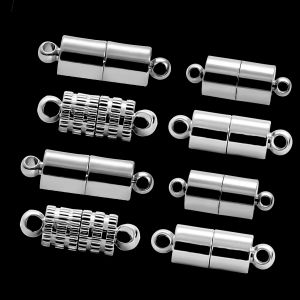 2 ensembles verrouillant des connecteurs de fermoir à extrémité magnétique magnétique forte pour le collier de bracelet de fabrication de bijoux accessoires d'extension