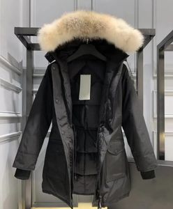 2 sets hiver canada manteau femmes épaisses à capuche à capuche
