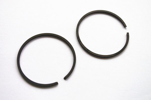 2 juegos X anillo de pistón 43mm x 1,2mm compatible con reemplazo de motosierra Zenoah G4500 4500 45CC