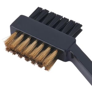 Fils en laiton à double pointe à deux côtés Golf Club Brush Groove Cleaner Kit Black Utile 9808956