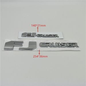 2 tamaños para Toyota FJ Cruiser tapa trasera del maletero emblema puerta lateral guardabarros Logo Decal236L