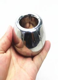 2 tailles Cockrings en acier inoxydable anneaux péniens pendentif scrotal civières civière testiculaire anneau de verrouillage Scrotum produits sexuels BB6903909