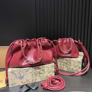 2 maten Designer Koppeling Bag Premium Lwewes Cow Leather Brand Cloud Bags in vele kleuren Luxe Lucky Mini Bucket Leews Bag 240515