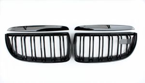 Grille de voiture à 2 lamelles pour série 3 E90 E91 316i 318i 320i 323i 325i 328i 330i 335i 2005-2007 Grilles de course à 1 lamelle en fibre de carbone