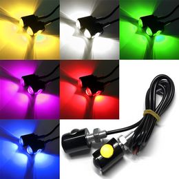 2 Stuks 12V LED Universele MotorfitS SignaAllamp Adelaar Oogvorm Kentekenverlichting Richtingaanwijzer Achterlicht Remmistlamp