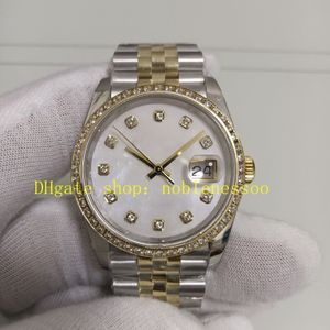 2 estilo 36 mm unisex reloj auténtica imagen hombres damas dial diamante bisel 126233 dorado dos tonos pulsador de jubileo bp fabricante automático de relojes mecánicos automáticos