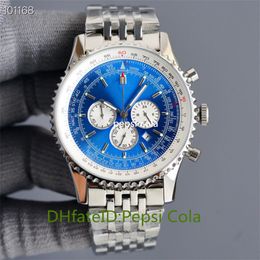 Nouveaux montres pour hommes Série de chronométrage de l'aviation 1884 43mm Montre mécanique 904L GF Factory Fabriqué 7750 Mouvement Sapphire Fashion Diving Montre-Bracelet Puya-11