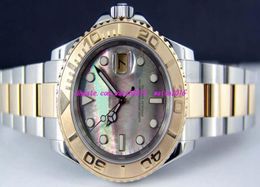2 -stijl luxe horloges stalen armband 18kt Gold Men039s Tahitiaanse parelmoeder 16628 16623 40 mm automatische mechanische mannen WatC1050183