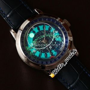 2 Style Super Complex 6102P-001 Miyota 8215 Montre Automatique pour Homme Ciel Étoilé Galaxy Cadran Bleu 6102 6104 Boîtier en Acier Bracelet en Cuir Montres Hello_Watch HWPP G33B (1)