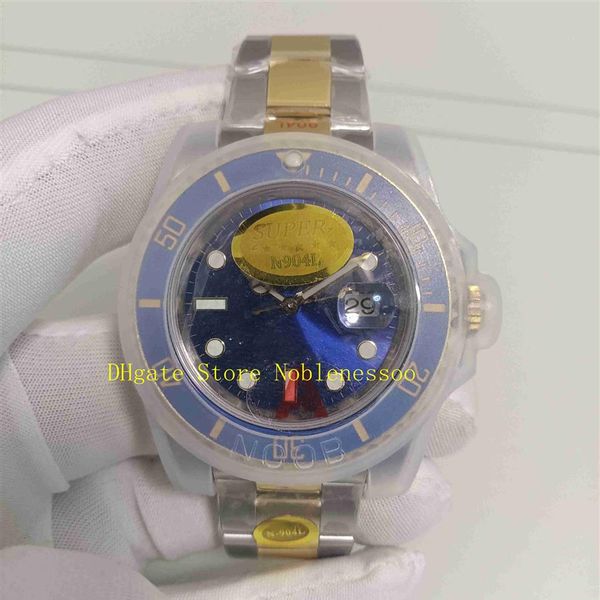 2 Style V12 N Factory Watch 904L Acier Eta 2836 Montre Homme 40mm Céramique 116613LB Bicolore Or Jaune 18K 116613LN Bl258G