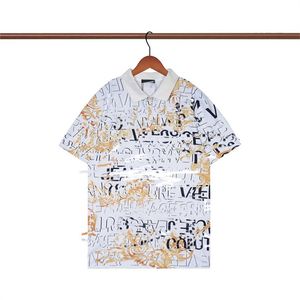 2 # Zomer Polo's Fashion Embroidery Mens Polo Shirts van hoge kwaliteit T-shirt Men Women High Street Casual Top T-shirt M-3XL # 111