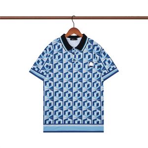 2 # Zomer Polo Mode Borduren Heren Polo Shirts Zeer Kwaliteit T-shirt Mannen Vrouwen High Street Casual Top tee maat M-3XL #86