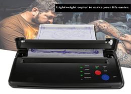 2 types draagbare A5 A4 A4 Paper Tattoo Transfer Stencil Thermal Copier Printer Machine Zwart Permanet Makeup Tattoo Supplies2247656