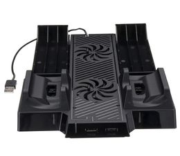 2 Vortex Fabriom de refroidissement du ventilateur pour X Box One X Console Refroidissement Double Charging Rack pour X Box One2091252