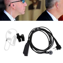 2-way akoestische tube oortelefoon headset PTT MIC voor Motorola Radio Walkie Talkie 634A