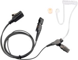 2-draads Tweeweg Radio Surveillance Oortelefoon Headset Kit voor Motorola met één paar Earmold Earbud XPR3300 XPR3500 XIR P6620