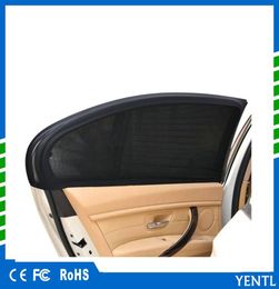 2 x Auto Zijruit Zonneklep Cover Shield Zonnescherm UV Zijruit Zonnescherm Mesh Stof Cover Shield UV6192593