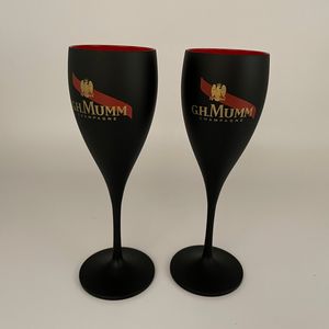 2 gobelets en acrylique Moet Chandon Ice Impérial Verres à champagne blanc Flûtes à vin