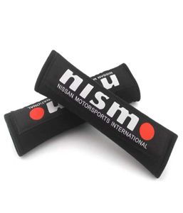 2 x Nismo JDM Stijl Katoen Auto Beta Boelriem Schouderriemkussentjes voor 180SX 240SX 350Z 370Z G35 G37 GTR Silvia Skyline9830094