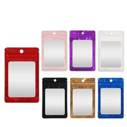 20*12 cm 18*10 cm Clear + aluminium Plastic OPP Retail verpakking pakket pouch tas voor mobiele mobiele telefoon Kabel Case accessoires