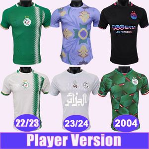23 24 Algérie Mens Player Version Mens Soccer Jerseys MAHREZ GOUIRI ZERROUKI AIT-NOURI MANDI 22 23 BENNACER Home Training Wear Football Shirts