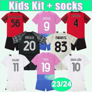 23 24 Giroud Kid Kit Jerseys de foot