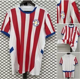 24 25 Jersey de football paraguay 2024 Home Away Copa America Camisa 2025 Kit de football Kit Men Adult Camesita de Futol Men Size S-4xl