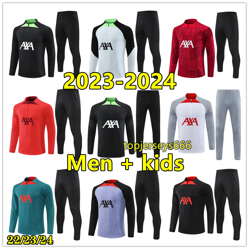 2023 2024 Men soccer tracksuit 22 23 24 soccer jersey kids football training suit tracksuits survetement foot chandal jogging kits sets