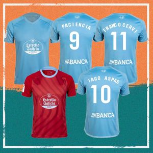 23/24 Celta de Vigo IAGO ASPAS Voetbalshirts 2023 Home STRAND LARSEN Gabri Veiga FRAN BELTRAN PACIENCIA HUGO MALLO Voetbalshirt uniform