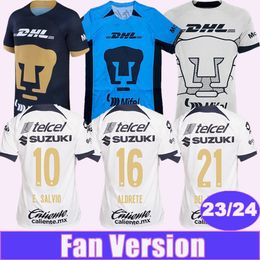 2023 24 MEXICO Voetbalshirts voor heren CLUb UNAM Cougar J. I. DINENNO E.SALVIO DEL PRETE A. ORTIZ Home Away 3e voetbalshirts Uniformen