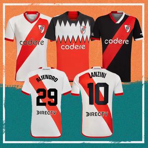 23/24 River Plate voetbalshirts 2023 thuis M. BORJA M.SUAREZ LANZINI shirt DE LA CRUZ ALIENDRO PEREZ PALAVECINO BARCO Voetbaluniform