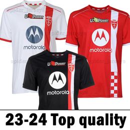 23 24 AC Monza Jerseys de football Colombo Mota 2023 2024 Ciurria Caprari Colpani Gomez 2023 2024 PESSINA GAGLIARDINI Home Away Third Football Shirts Men Uniforms