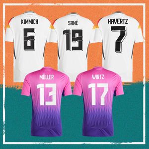 2024 Alemania camisetas de fútbol MUSIALA camisetas de fútbol 24/25 Copa de Europa KROOS KIMMICH HAVERTZ GORETZKA FULLKRUG camiseta MULLER WIRTZ SANE Uniforme de fútbol