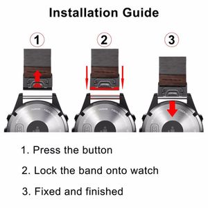 20 22 26 mm Quicket Smart Watch Stracles pour Garmin Fenix 7s 7 7x 6S 6 6x Pro 5s 5x 5 plus 3 HR 935 945 Les bracelets en cuir authentiques