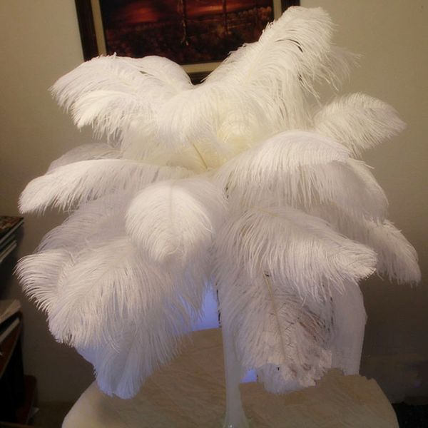 20-22 pouces/50-55 cm décor de fête panache de plumes d'autruche pour centres de mariage décoration de Table 10 couleurs disponibles